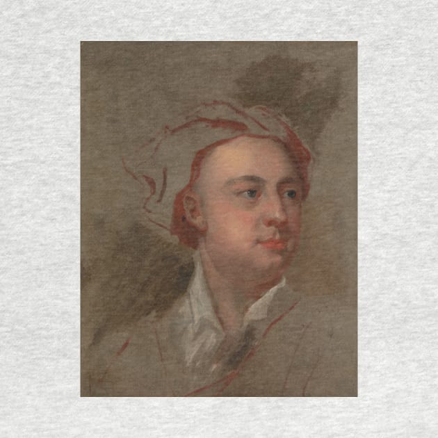 An Unfinished Study of the Head of James Thomson by William Aikman by Classic Art Stall